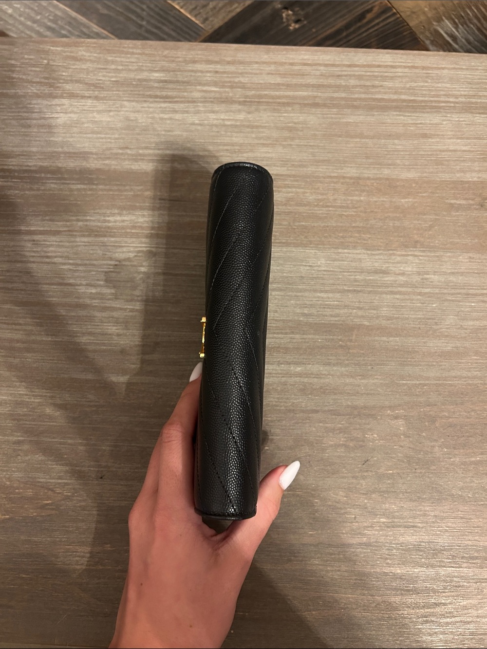 YSL Monogram Leather Wallet - Picture 3 of 8